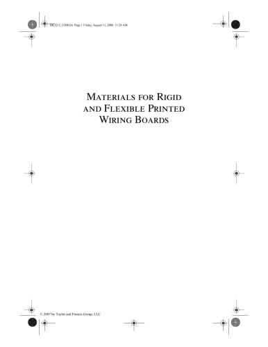 Materials For Rigid And Flexible Printed Wiring Boards Electrical And Computer Engineering Martin W Jawitz