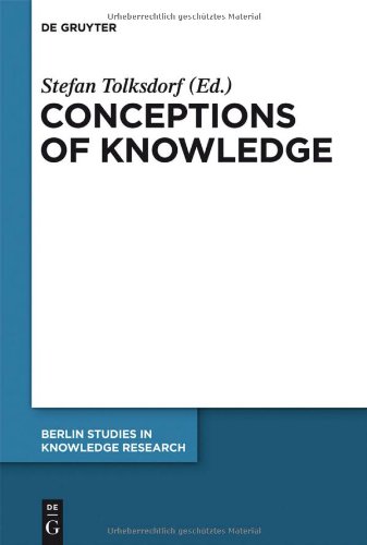 Conceptions Of Knowledge Bilingual Stefan Tolksdorf
