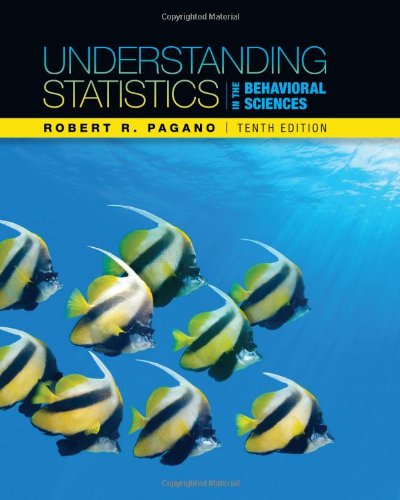Understanding Statistics In The Behavioral Sciences 10th Edition Robert R Pagano