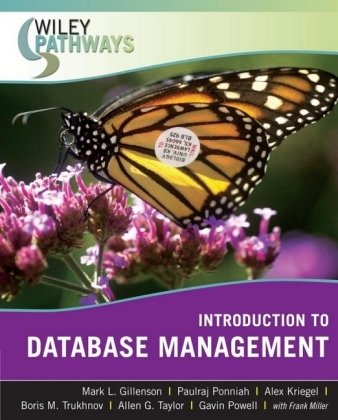 Wiley Pathways Introduction To Database Management 1st Edition Mark L Gillenson