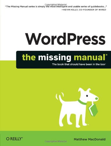Wordpress The Missing Manual Matthew Macdonald