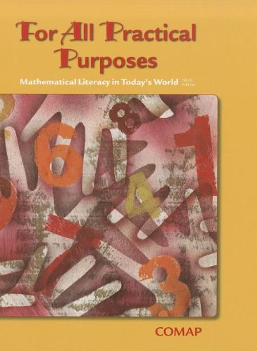 For All Practical Purposes Mathematical Literacy In Todays World Ninth Edition Comap
