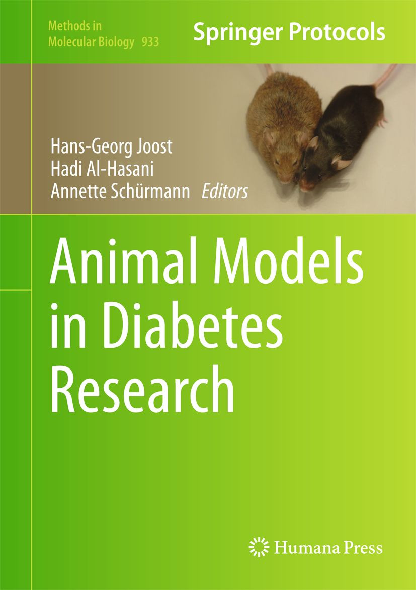 Animal Models In Diabetes Research Hansgeorg Joost Hadi Alhasani