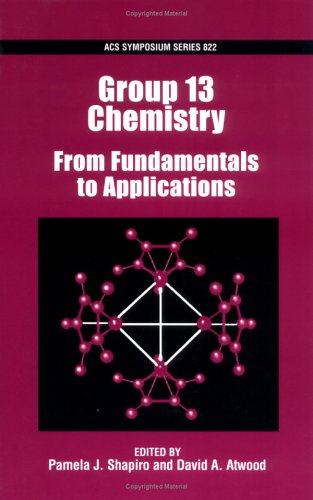 Group 13 Chemistry From Fundamentals To Applications Pamela J Shapiro
