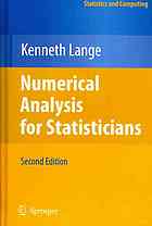 Numerical Analysis For Statisticians 2nd Edition Kenneth Lange Auth