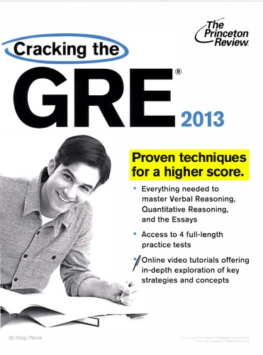 Cracking The Gre 2013 Ed Doug Pierce
