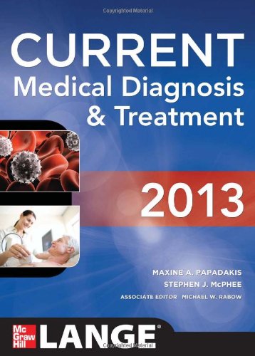 Current Medical Diagnosis And Treatment 2013 52th Edition Maxine Papadakis