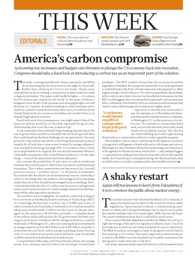 Nature Magazine 15 November 2012