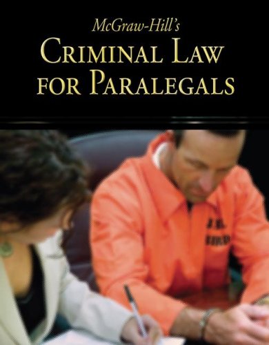 Mcgrawhills Criminal Law For Paralegals 1st Edition Higher Education Mcgrawhill