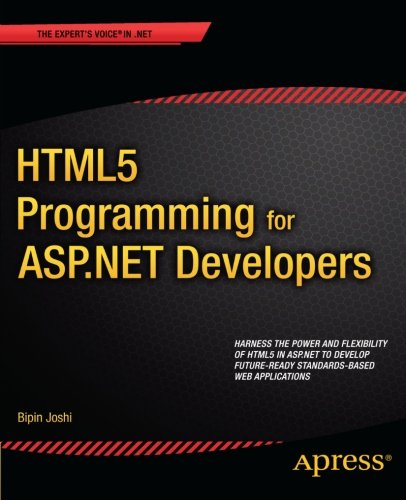 Html5 Programming For Aspnet Developers 1st Edition Bipin Joshi