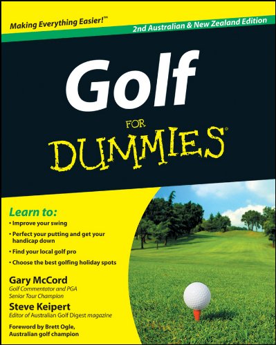 Golf For Dummies 2nd Australian And New Zealand Edition Gary Mccord