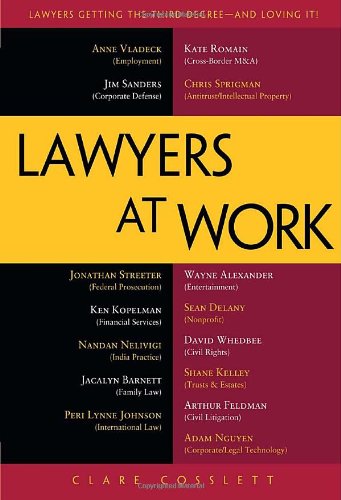 Lawyers At Work 1st Edition Clare Cosslett