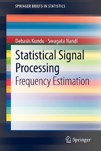 Statistical Signal Processing Frequency Estimation 1st Edition Debasis Kundu