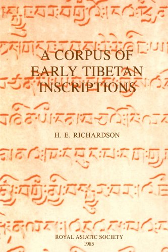 A Corpus Of Early Tibetan Inscriptions H E Richardson