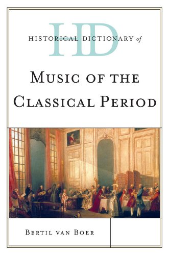 Historical Dictionary Of Music Of The Classical Period Bertil Van Boer