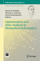 Optimization And Data Analysis In Biomedical Informatics 1st Edition Peter A Dimaggio Jr
