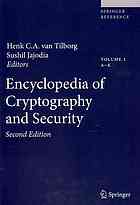 Encyclopedia Of Cryptography And Security 2ed Henk C A Van Tilborg Sushil Jajodia Eds