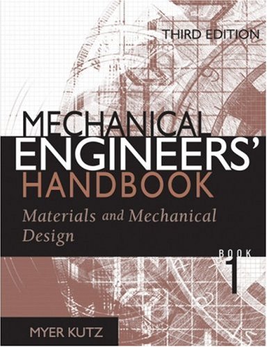 Mechanical Engineers Handbook Book 3 Manufacturing And Measurement 3ed Kutz M Ed