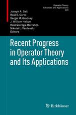 Recent Progress In Operator Theory And Its Applications 1st Edition Nikita Artamonov Auth
