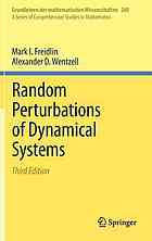 Random Perturbations Of Dynamical Systems 3rd Edition Mark I Freidlin