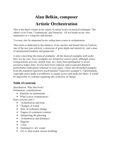 Guide To Orchestration Belkin A