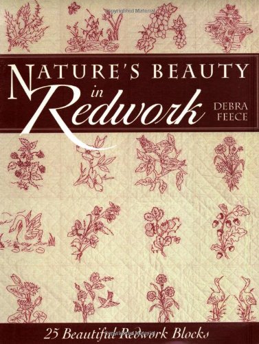 Natures Beauty In Redwork Debra Feece