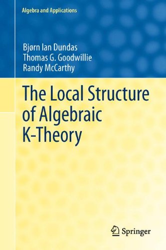 The Local Structure Of Algebraic Ktheory 1st Edition Bjrn Ian Dundas