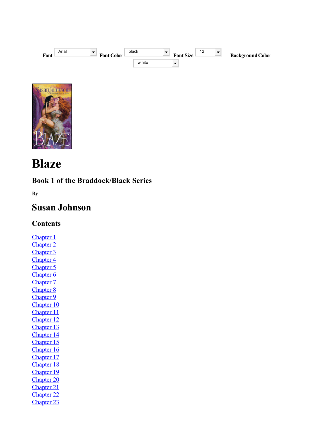 Blaze Johnson Susan