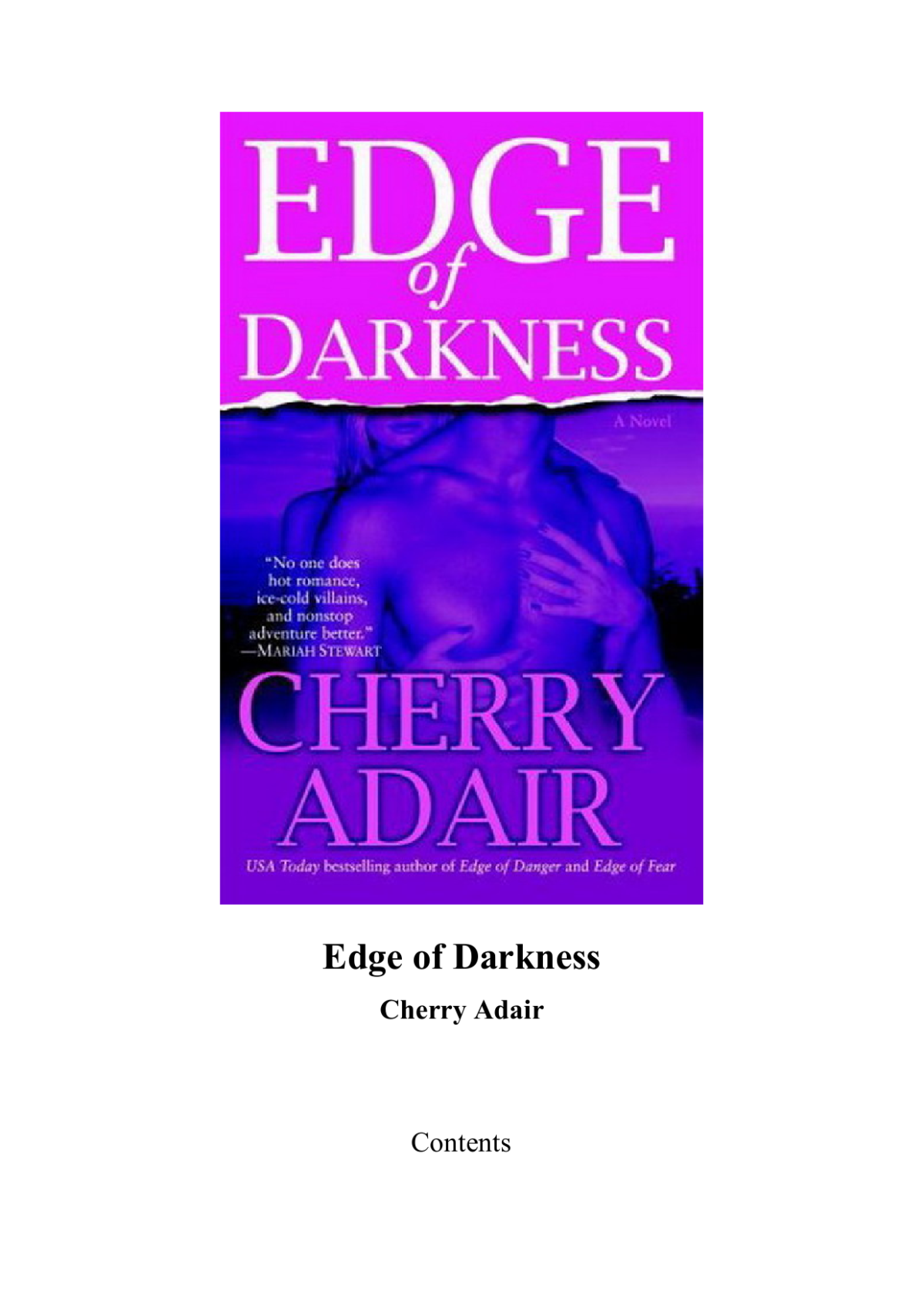Edge Of Darkness Adair Cherry