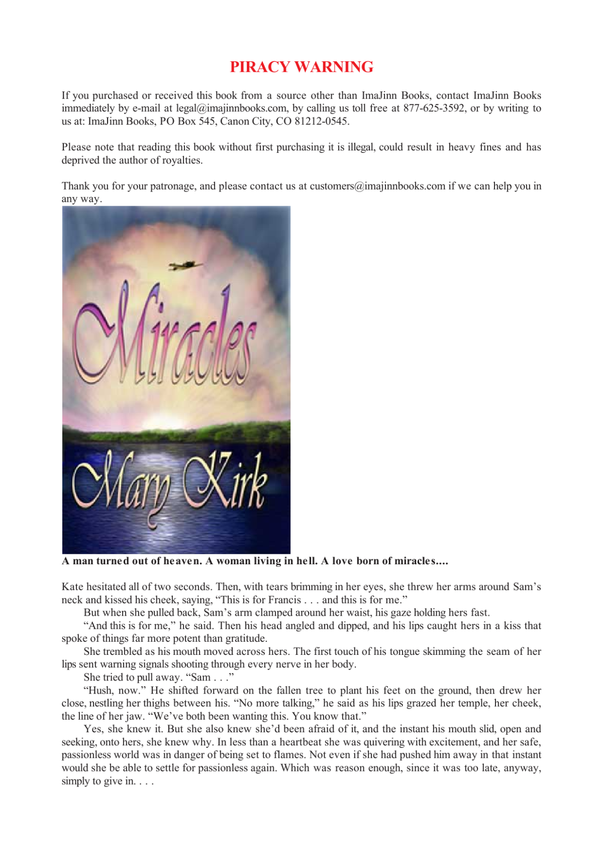 Miracles Kirk Mary