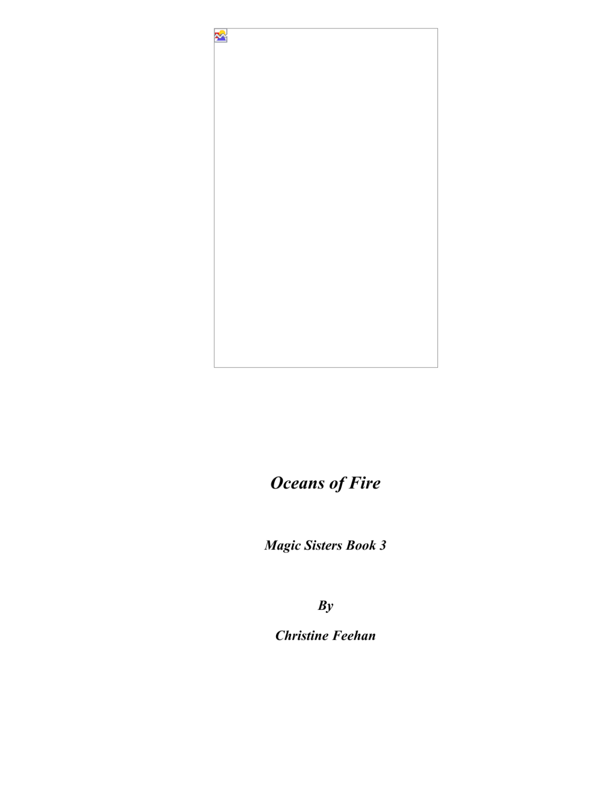 Oceans Of Fire Feehan Christine