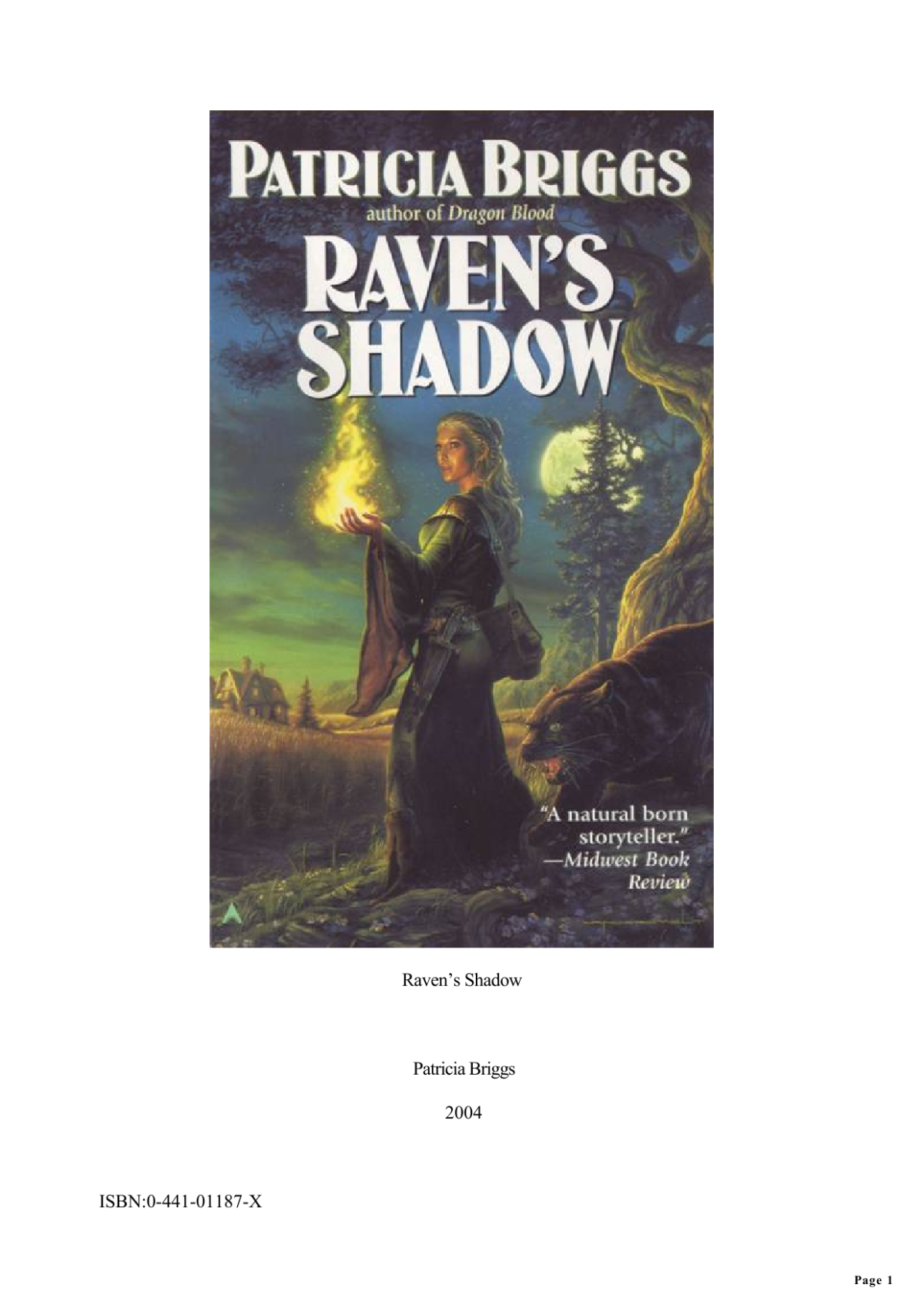 Ravens Shadow Briggs Patricia