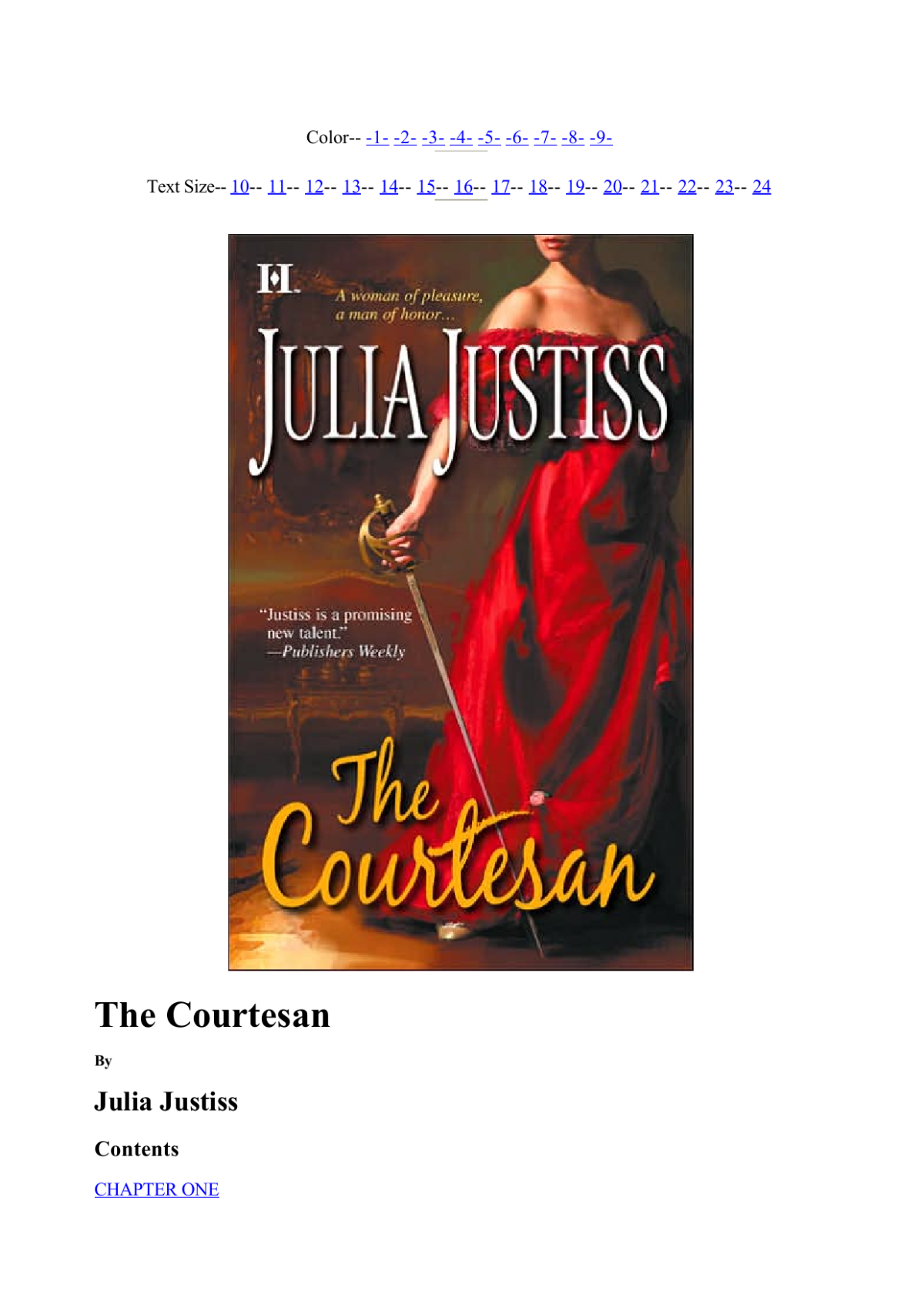 The Courtesan Justiss Julia