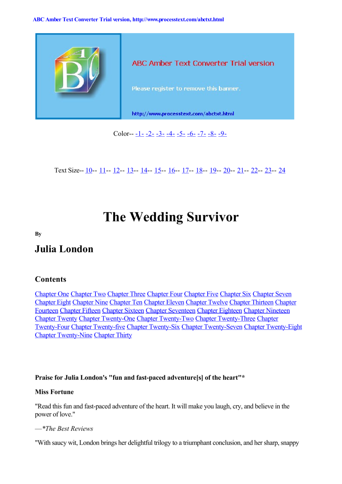 Wedding Survivor London Julia