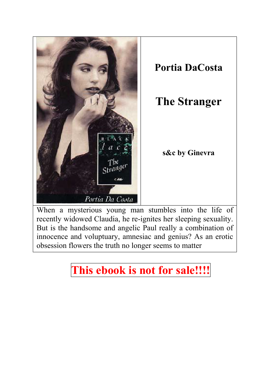 The Stranger Da Costa Portio