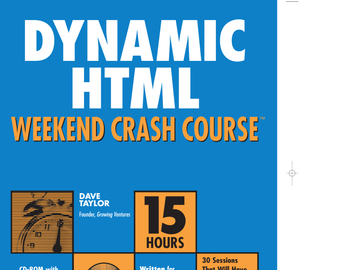 Dynamic Html Weekend Crash Course Taylor Dave
