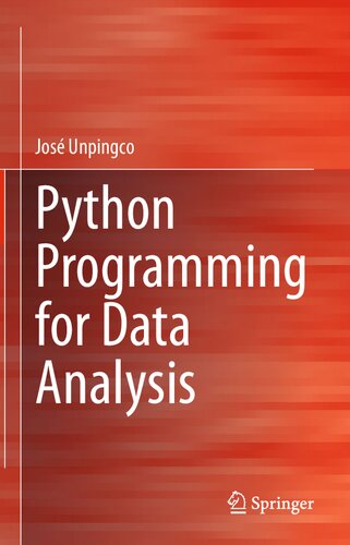 Python Programming For Data Analysis 1st Edition Jos Unpingco