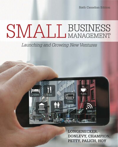 Small Business Management Launching And Growing New Ventures 6th Canadian Ed Longenecker