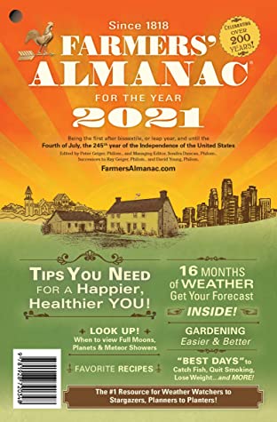 Farmers Almanac 2021 Farmers Almanac Almanac Farmers