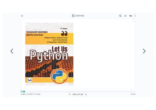 Let Us Python 2nd Ed 2nd Edition Yashavant Kanetkar Aditya Kanetkar