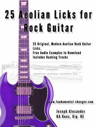 25 Aeolian Licks For Rock Guitar Rock Guitar Licks Joseph Alexander Alexander