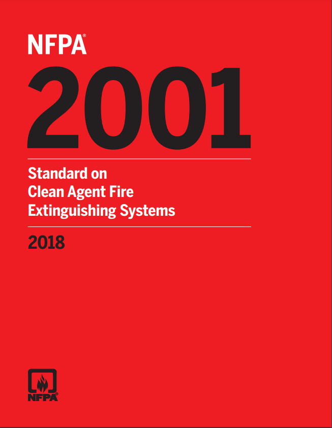 Nfpa 2001 Standard On Clean Agent Fire Extinguishing Systems 2018 Ed Nfpa