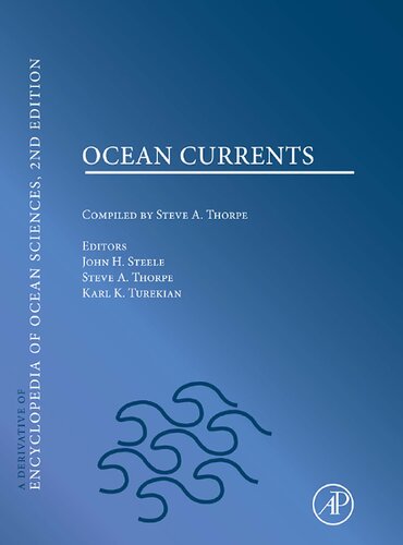 Ocean Currents 1st Edition John H Steele Editor Steve A Thorpe Editor