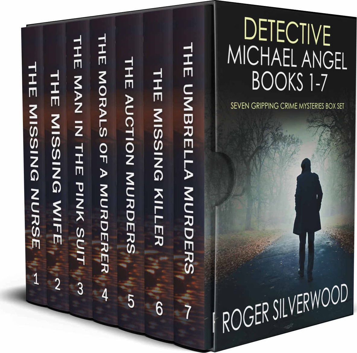Detective Michael Angel Books 17 Seven Gripping Crime Mysteries Box Set Roger Silverwood Silverwood