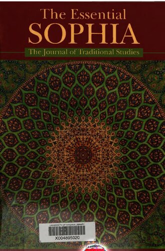 The Essential Sophia Seyyed Hossein Nasr Katherine Obrien