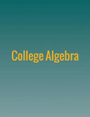 College Algebra Openstax Openstax