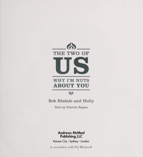 The Two Of Us Why Im Nuts About You Bob Elsdale Patrick Regan Elsdale