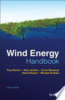 Wind Energy Handbook Tony L Burton Nick Jenkins Ervin Bossanyi