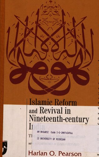 Islamic Reform And Revival In Nineteenthcentury India Harlan Otto Pearson