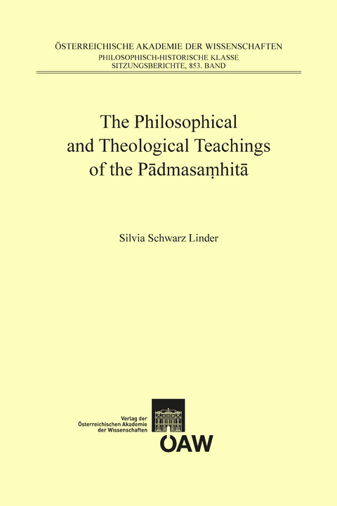 The Philosophical And Theological Teachings Of The Padmasamhita Silvia Schwarz Linder